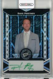 2024 Leaf Collective Dave Portnoy Press Pass Shimmer Licht Blue Auto #20ADP1【7/10】