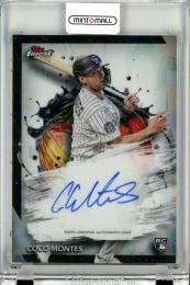 2024 Topps Finest Coco Montes #FA-CMO RC Autographs Refractors Rockies