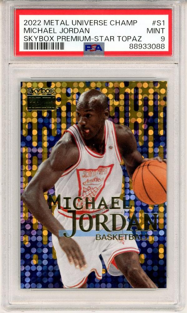 ミントモール / MINT 立川店 / 2022 Upper Deck Skybox Metal Universe Champions Michael  Jordan #S1 Skybox Premium Star Topaz【013/150】【PSA9】 Basketball