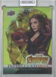2022 UPPER DECK MARVEL ALLURE TRADING CARD Scarlet Witch Infinity Stones Gold Parallel #IS-9【02/99】