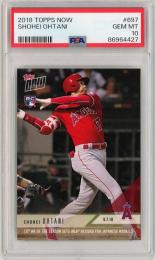 2018 TOPPS NOW Shohei Ohtani RC #697【PSA10】《Gem-MINT》Los Angeles Angels