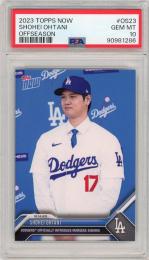 2023 TOPPS NOW Shohei Ohtani Offseason #OS23【PSA10】《Gem-MINT》Los Angeles Dodgers