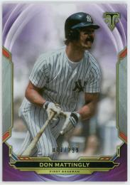 2019 Topps Triple Threads Amethyst #32 Don Mattingly 011/299