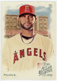 2019 Topps Allen and Ginter #7 Albert Pujols