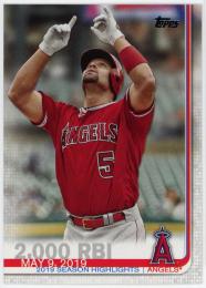 2019 Topps Update #US72 Albert Pujols HL CL
