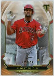 2019 Topps Triple Threads Amber #49 Albert Pujols 129/199