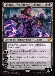 【FDN】【ENG】【Foil】《戦慄衆の将軍、リリアナ/Liliana, Dreadhorde General》