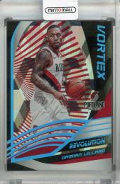 2019-20 Panini Revolution Portland Trail Blazers Damian Lillard Vortex Cubic #4 10/50