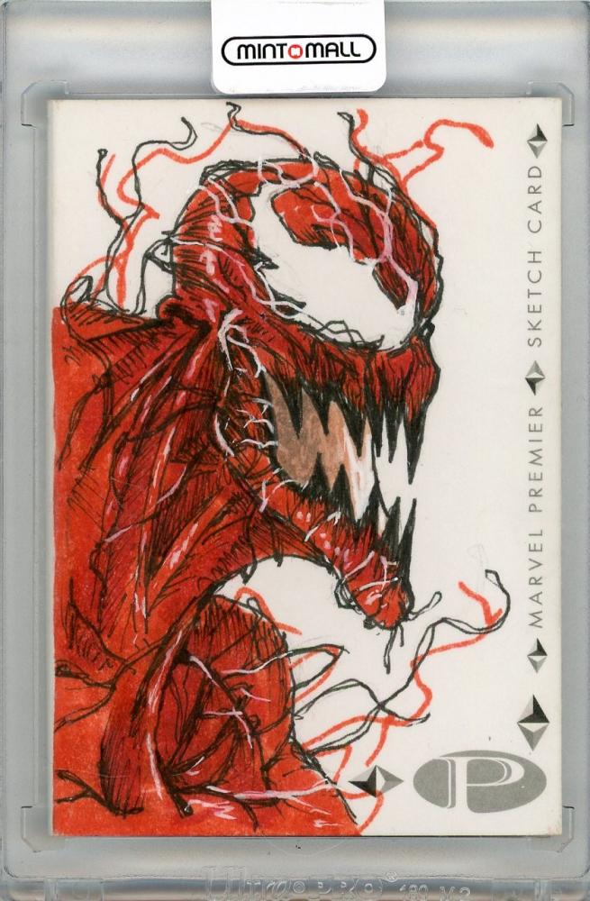 ミントモール / MINT 新宿店 / 2019 UPPER DECK MARVEL PREMIER Sketch Card by Metehan  Erbil Sketch Card Carnage marvel