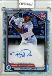 2024 Bowman Chrome Mega Box Brennen Davis Mega Chrome Prospect Autographs Chicago Cubs