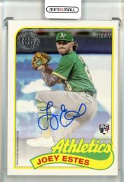 2024 Topps Update Joey Estes 89 Topps Baseball Autographs Oakland Athletics