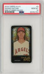 2019 Topps Allen&Ginter SHOHEI OHTANI MINI STAINED GLASS【PSA10】《Gem-MINT》 Los Angeles Angels