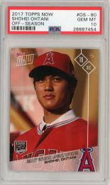 2017 Topps Now SHOHEI OHTANI OFF-SEASON【PSA10】《Gem-MINT》 Los Angeles Angels