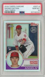 2018 Topps Chrome SHOHEI OHTANI 1983 Topps【PSA10】《Gem-MINT》 Los Angeles Angels