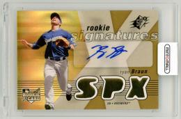 2007 Upper Deck SPX Rookie Signatures #120 Ryan Braun / Milwaukee Brewers (MIL)