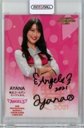 BBM チアリーダー 舞 2021  AYANA 直筆サインカード 40/90