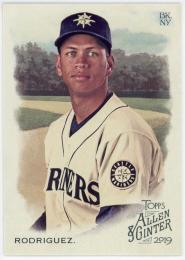 2019 Topps Allen and Ginter #393 Alex Rodriguez