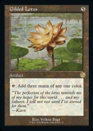 MTG【Foil】金粉の水蓮/Gilded Lotus１枚 ミントモール / MINT GAMES MTG(東日本橋) / 【CMM】【JPN