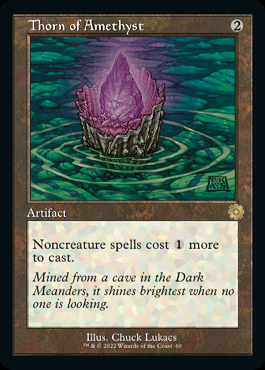 MTG アメジストのとげ 英語Foil(初版) FOIL)(設計図)アメジストのとげ/Thorn of Amethyst《英語》【BRR】