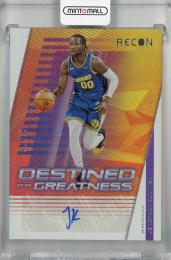2022-23 Panini Recon Jonathan Kuminga Destined for Greatness Signatures #4 Auto【13/75】 Golden State Warriors
