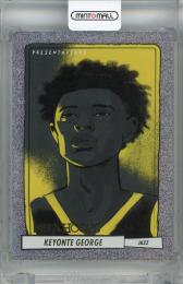 2023-24 Panini NBA Hoops Keyonte George Presentations #11  Utah Jazz