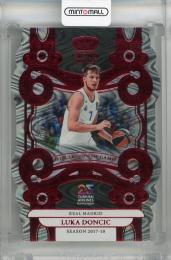 2024-25 Panini Crown Royale EuroLeague Luka Doncic Pillars of the Game Red #3 【11/49】 Real Madrid