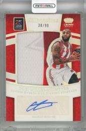 2024-25 Panini Crown Royale EuroLeague Codi Miller-McIntyre Silhouettes Auto Relics #31 ※白かけあり【38/99】 Crvena Zvezda Meridianbet Belgrade