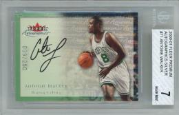 2000-01 Fleer Antoine Walker Autographics Silver #71 ※ケース傷あり【099/250】【BGS7】 Boston Celtics