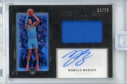 2020-21 PANINI ONE AND ONE Premium Rookie Jersey Autographs #15    Darius Bazley Oklahoma City Thunder 【51/99】