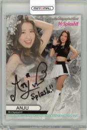 2022 BBM チアリーダー DANCING HEROINE-華- M★Splash!! 直筆サインカード / ANJU 【33/90】