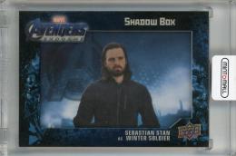 2020 Upper Deck Avengers Endgame and Captain Marvel Sebastian Stan Shadowbox #SB-14 ※初期傷あり