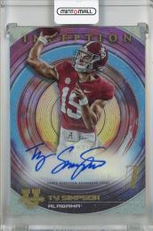 2022-23 Topps Bowman University Inception Ty Simpson Base Autographs #BIA-TS Alabama