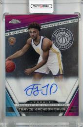 2023-24 Topps Chrome Trayce Jackson-Davis Certified Rookie Autographs #CRA-TJD RC ※初期傷あり Golden State Warriors