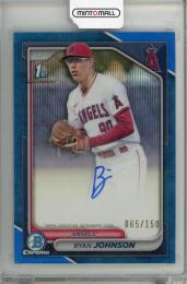 2024 TOPPS BOWMAN Chrome Ryan Johnson 1stBOWMAN #PA-R Auto【065/150】 Los Angeles Angels