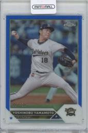 2023 TOPPS Chrome NPB #7 / 山本由伸(オリックス・バファローズ) Blue Refractorsパラレルカード 【007/150】