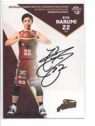 2019-20 BBM B. LEAGUE FAST BREAK 2nd Half  鳴海亮 直筆サインカード 11/115