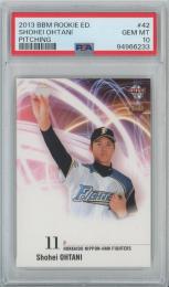 2013 BBM ルーキーエディション 大谷翔平 #42(投手版)【PSA10】《Gem-MINT》 北海道日本ハムファイターズ