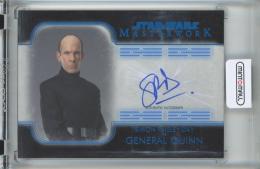 2021 Topps Star Wars Masterwork  Simon Paisley Day as General Quinn Autograph/Blue Foil 59/99