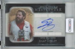 2021 Topps Star Wars Masterwork  Greg Grunberg as Snap Wexley Autograph