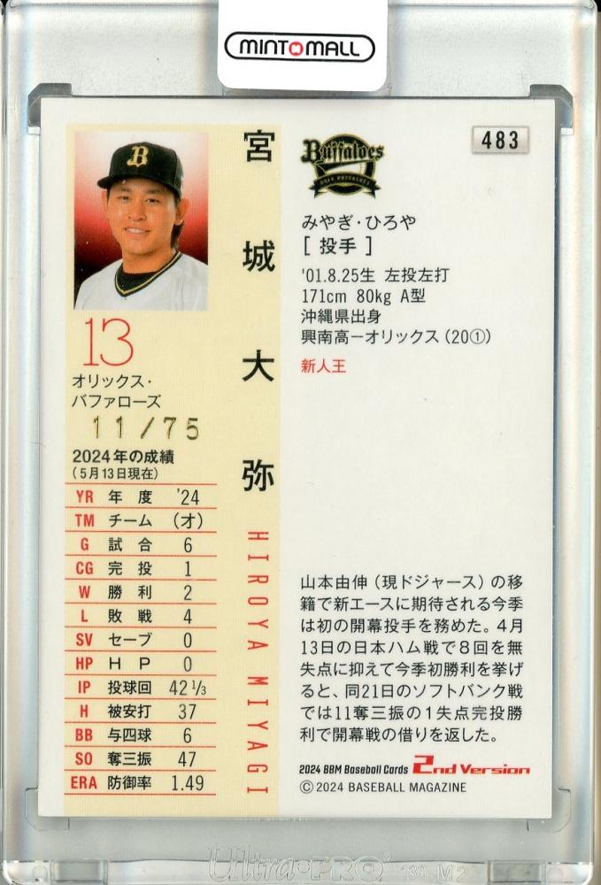 最安値】 BBM 2024 プロ野球 90周年カード シュリンク付 未開封