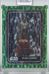 2023 Topps Star Wars Trading Cards  Clem Andor Base/Green Foil/#37 351/499