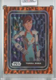 2023 Topps Star Wars Trading Cards  Torra Doza Base/Orange Foil/#25 54/299