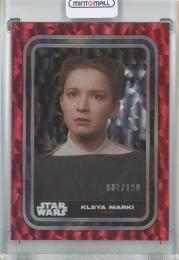 2023 Topps Star Wars Trading Cards  Kleya Marki Base/Red Foil/#15 81/199