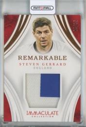 2017 Panini Immaculate Steven Gerrard Remarkable #RM-SG【04/15】 England