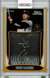 2021 EPOCH 読売ジャイアンツ Stars & Legends 長嶋茂雄 DECOMORI Signature (Black Vision )【19/25】