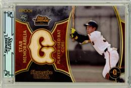 2025 EPOCH 読売ジャイアンツ STARS&LEGENDS With MEMORABILIA 浦田俊輔 SMC-04 STAR MEMORABILIA PLAYER USED BAT -CORE-【27/50】