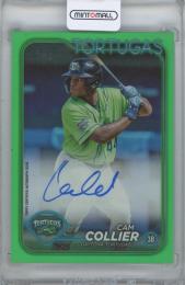 2024 TOPPS Pro Debut Autographs Green Foil / CAM COLLIER(Daytona Tortugas) 【56/99】