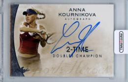 2014 Leaf Q  Anna Kournikova Autographs Silver #AAK1