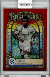 【表裏若干スレあり】2022-23 PANINI MERLIN  Vini Jr. Renaissance (Red)【04/10】