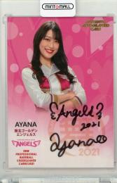2021 BBM プロ野球チアリーダーカード2021 DANCING HEROINE-舞- 東北楽天 AYANA 直筆サインカード 43/90